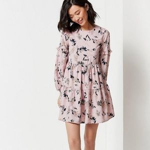 Urban Outfitters Lilac Tiered Mini Dress
